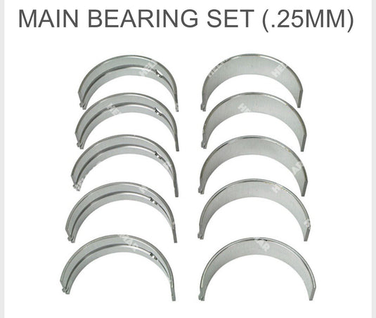 Toyota Forklift 4Y Engine Main Bearing Set .25mm 11704-7601471 |