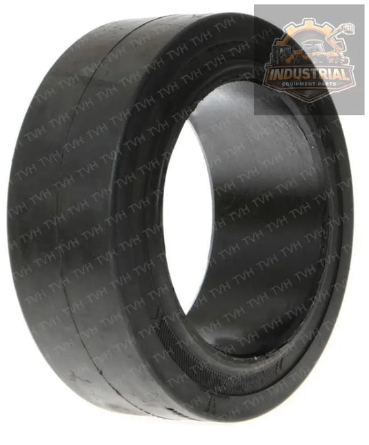 12X4.5X8 Tire TotalSource Solid Forklift Press-On Tire Black Smooth - TireMPNSYTS12X4