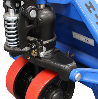 Load image into Gallery viewer, PALLET JACK - HAND TRUCK 27" X 48" 5500 LB CAP NEW 1-YEAR WARRANTY SHIPS FREE!
