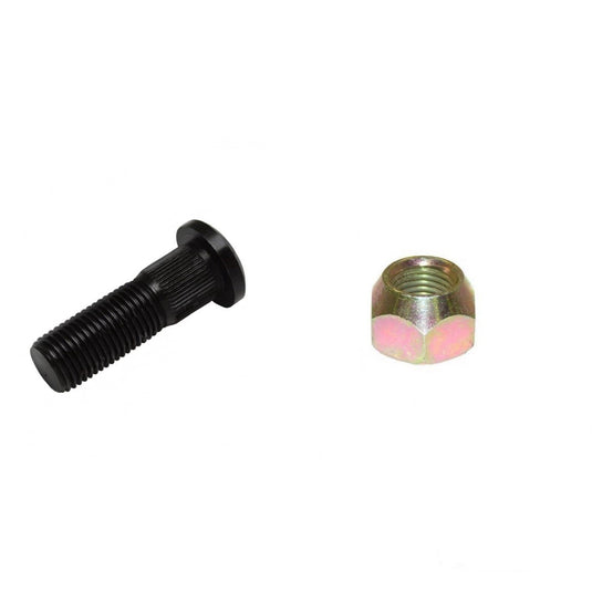 (QTY 6) 91243-10800 STEER WHEEL STUD & 64343-19900 NUT MITSUBISHI CAT FORKLIFT