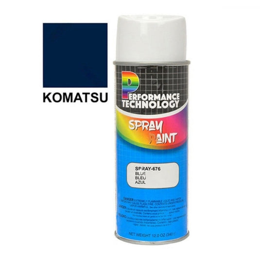 KOMATSU FORKLIFT SPRAY PAINT TOUCH BLUE STYLE 12 0Z (SET OF 2)