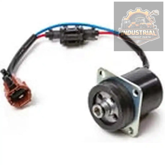 Brand new Nikki LPG forklift injector A6600-FU571 for industrial forklifts, showing the injector with metal components and connectors.