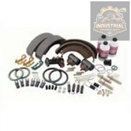 Hyster forklift brake overhaul kit for H70, H80, H100, H110XL, H90XLS models, showing brake components and hardware.
