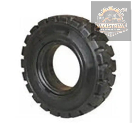 Heavy-duty forklift pneumatic tire 5.00x8 solid rubber replacement, durable universal forklift tire from China.