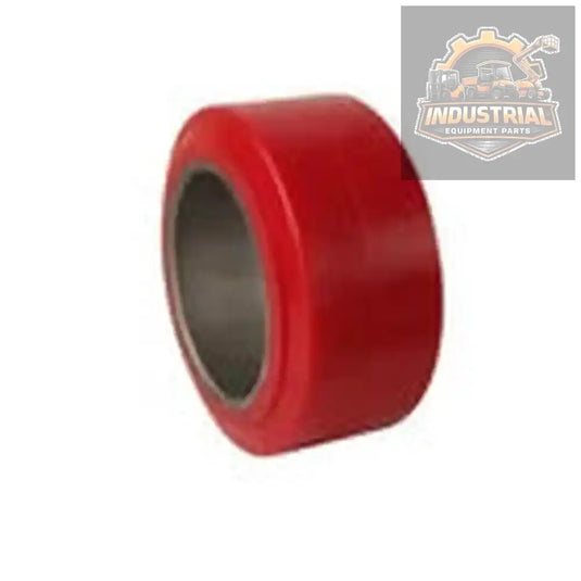 Forklift press-on tire Poly 10x5x6.5 from Millennium, soft rubber tire suitable for universal forklift equipment, shown in image.