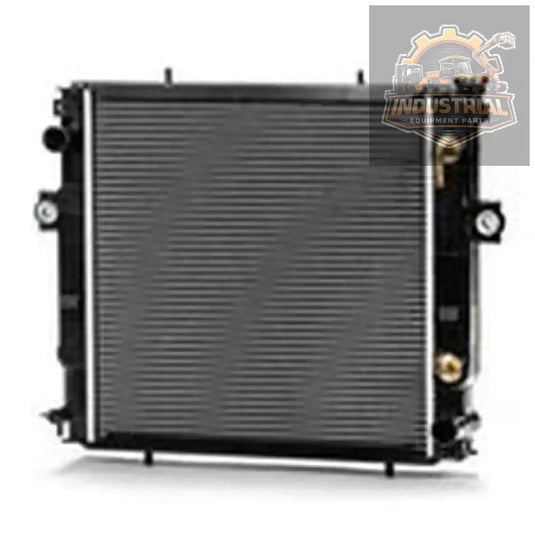 New aftermarket forklift radiator for Toyota 7 Series models, part 16410-U2201-71, with visible cooling fins and mounting brackets