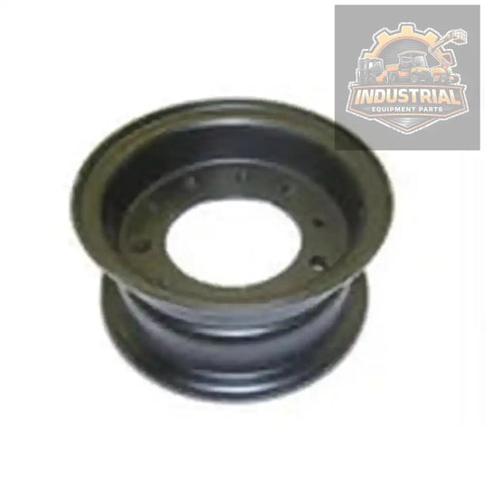 Forklift rim split wheel 600x9 with 5 bolt pattern, 123mm bolt hole ID, 166mm center, suitable for universal forklift applications.