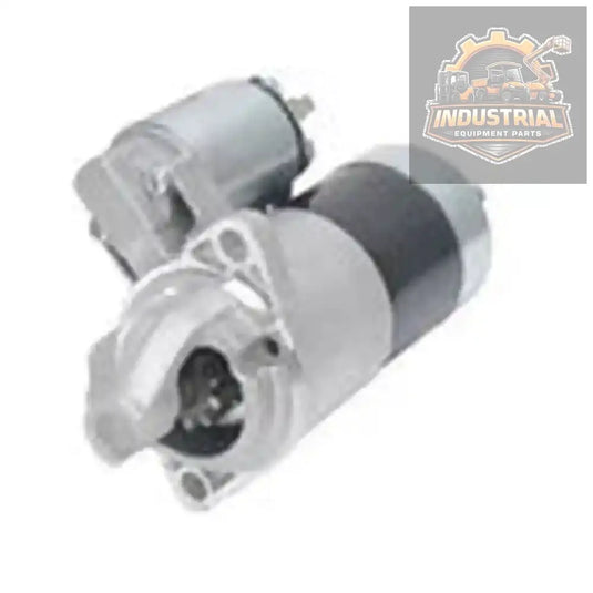 Mitsubishi forklift starter A218315 compatible with 4G63 and 4G64 engines, OEM quality, shown in the image.