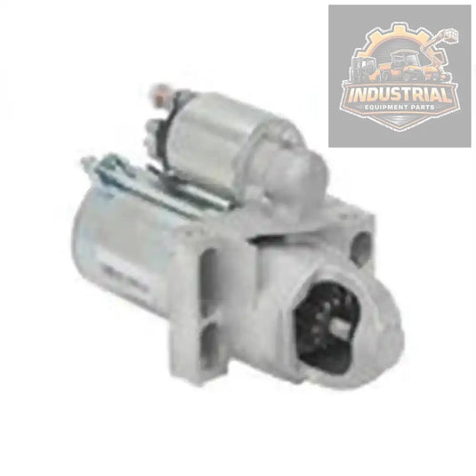 Doosan A232158 forklift starter for GM 4.3 engine, model 4, shown in the image with metal components and electrical connections.
