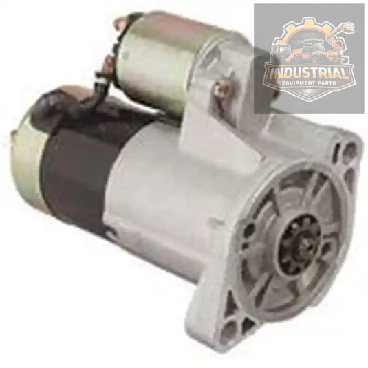 New Nissan H20-II forklift starter motor, part 23300-K9160, aftermarket replacement, showing the compact electric starter unit.