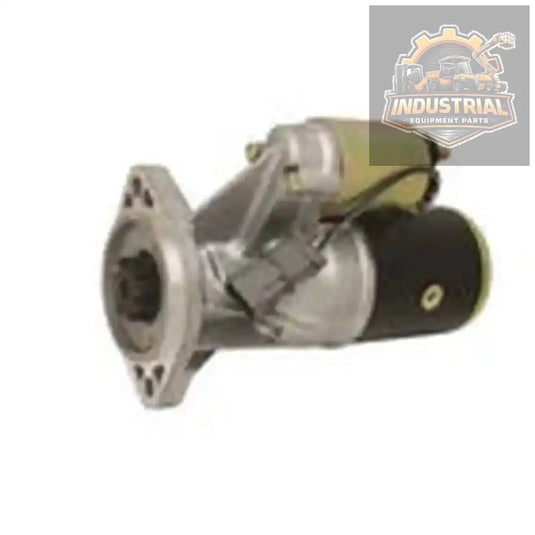 Nissan TB42/45 forklift starter with 12V, 9 teeth, compatible with Komatsu engines, model 90425-02580, in black metal finish