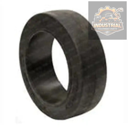 Black forklift tire 16x5x10.5 smooth press-on rubber tire for industrial forklifts.