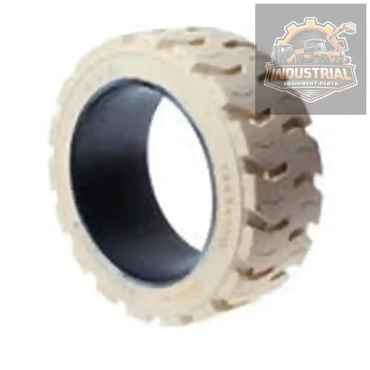 Universal forklift tire 16x6x10.5 traction NM non-marking tire with durable rubber tread for industrial lifting equipment.