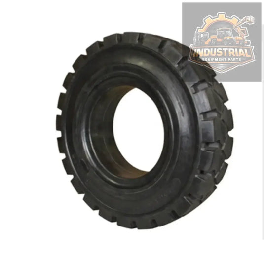 Black forklift tire 7.00-15 solid pneumatic traction tire, model 600SP, designed for heavy-duty forklift applications.