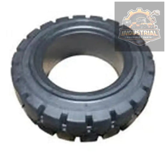 Black forklift tire 8.15-15 solid pneumatic traction tire for industrial equipment, suitable for universal forklift models.