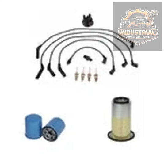 Mitsubishi forklift tune-up kit with clip-down cap, air filter, and oil filter for 4G63 engine, US-made, compatible with MD611686