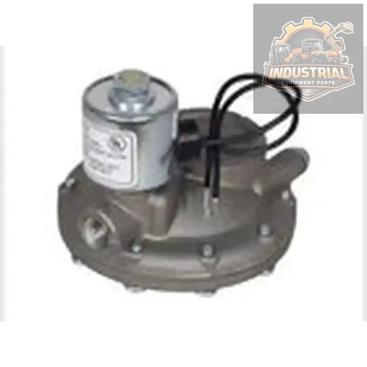 Forklift universal shut-off valve model 142, compatible with all forklift models, shown in black with metal fittings.