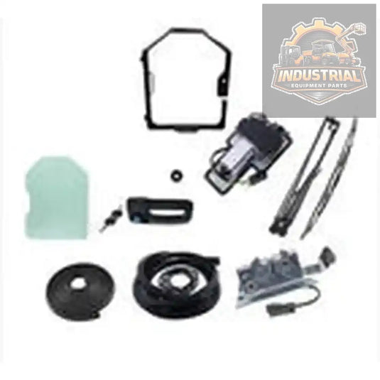 Front door and window assembly kit for Bobcat skid-steer loaders, includes parts 7109665, 6729776, and 7109661.