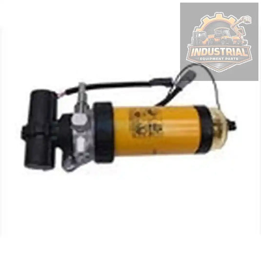 Fuel lift pump and filter assembly for JCB, showing the metal pump and filter components mounted together.