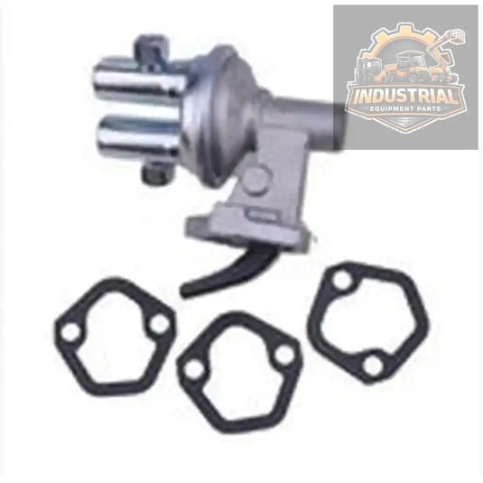 Fuel pump with gasket for John Deere 4045, 6059, 6068 engines, compatible with 210C and 710D models, shown in the image.