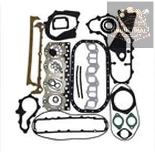 Full gasket kit for Isuzu C240 engine, includes various gaskets, laid out on a clean surface with packaging visible.