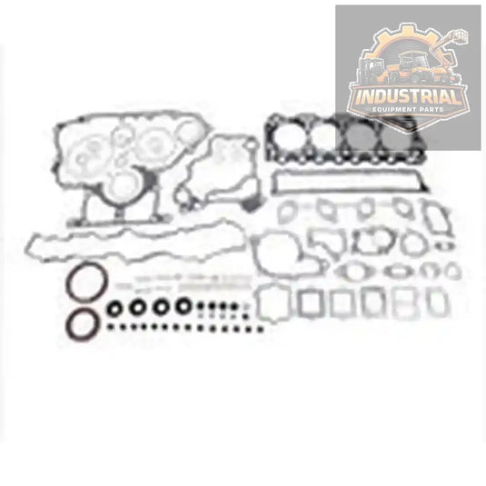 Full gasket kit for Kubota V3307 engine including head, valve, and oil pan gaskets, shown in the image.