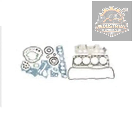 Gasket set overhaul for Clark Caterpillar forklift with Mitsubishi 4G64 engine, showing gasket components and packaging.