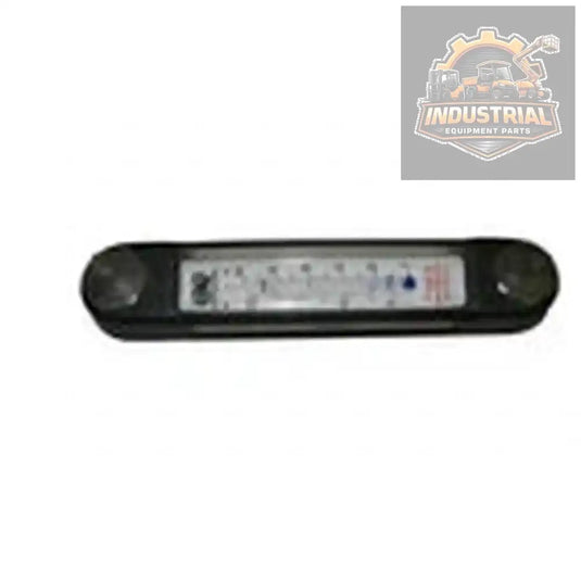 Hydraulic tank temperature and level gauge by Genie 215229GT, showing a round dial with measurement markings and indicator needle.