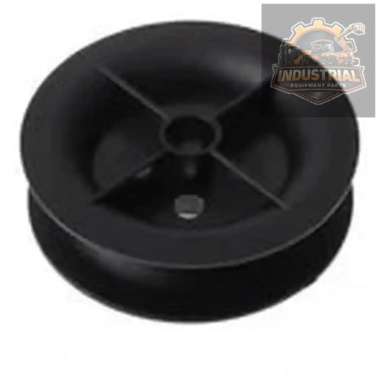 Genie 23394GT electric control cable pulley for AWP GR20 lifts, showing the black pulley wheel and cable components.
