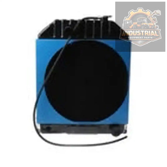 Ford LRG-425 EFI Genie 33969GT radiator with metal fins and inlet/outlet hoses for engine cooling system replacement.