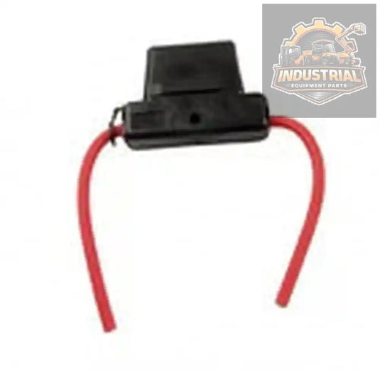 Genie 55747GT inline fuse holder for GS models, black plastic with metal contacts, designed for electrical circuit protection.