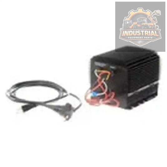 Genie HB600-24B 24V 19A battery charger for universal equipment, with model and serial numbers, made in the United States.