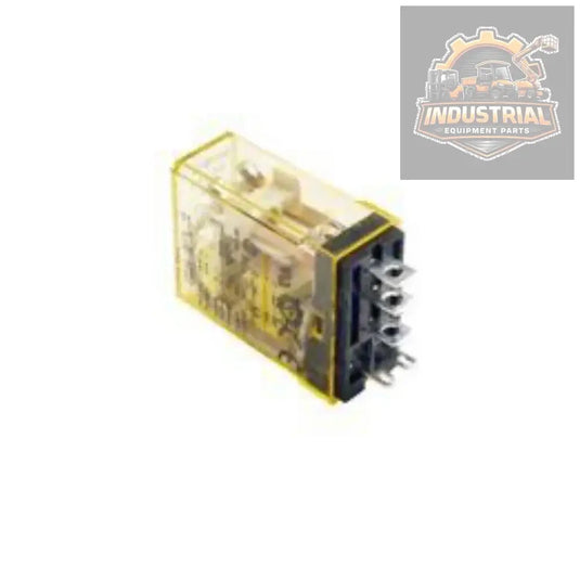 12V 10AMP Genie relay with five terminals, used for electrical control and automation applications.