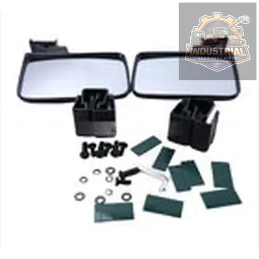 Universal no-drill golf cart side mirror for Yamaha, Club Car, and EZGO models, easy to install and provides clear rear visibility.