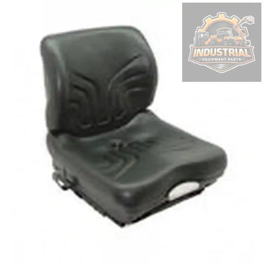 Grammer vinyl suspension forklift and tractor seat MSG20 with switch, black cushioned seat for heavy machinery, US-made