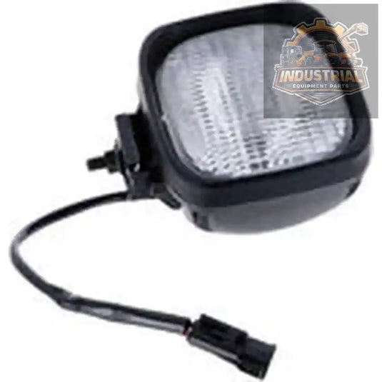 Toyota forklift head lamp 56590-26600-71 for 7FD35, 7FD40, 7FD45 models, showing the durable LED light and mounting hardware.
