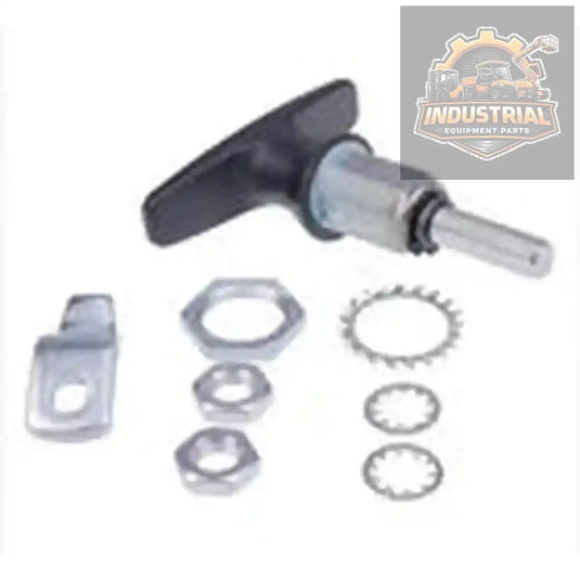 Hood latch kit for JLG boom lift models 460SJ, 400S, E300AJ, and E300A, includes latch components and hardware.