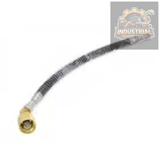 48-inch gas propane forklift LPG tank hose with Rego connector, black rubber material, suitable for universal forklift equipment.