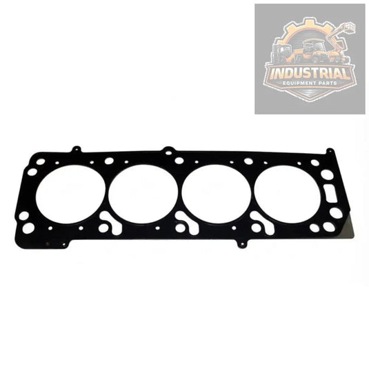 Hyster Yale stainless steel head gasket model YT 5800569-84 for GM 2.4 engine, showing the gasket's detailed metal surface.
