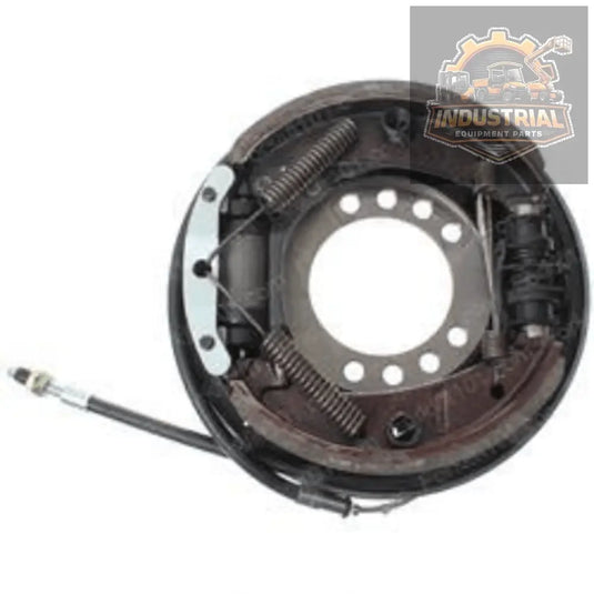 Hydraulic brake assembly for forklifts, part number HY1633018, featuring metal brake pads and hydraulic components.