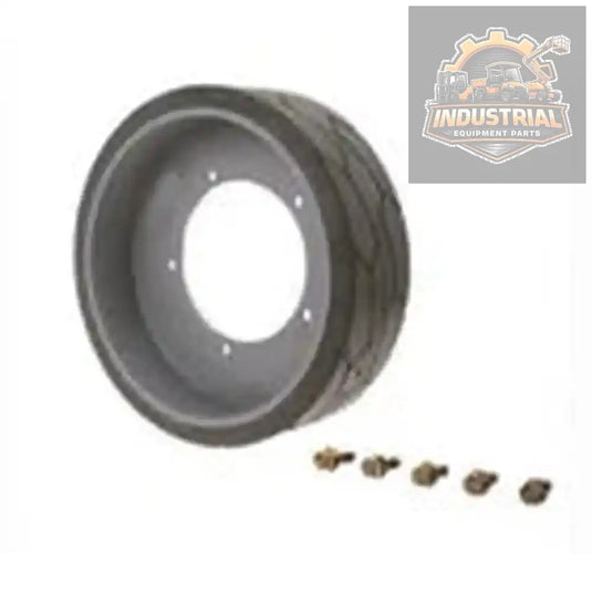 JLG 1001114466 Mould On Wheel - 406 X 125 INCL BOLTS - NM RIBBED