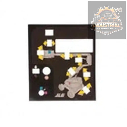 JLG JL1702633 DECAL MTB DECAL OVERLAY GROUND CONTROL BOX 600A