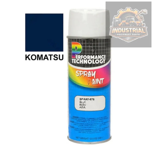 KOMATSU FORKLIFT SPRAY PAINT TOUCH BLUE STYLE 12 0Z (SET OF 2) - KOMATSU SPRAY PAINT TOUCH BLUE