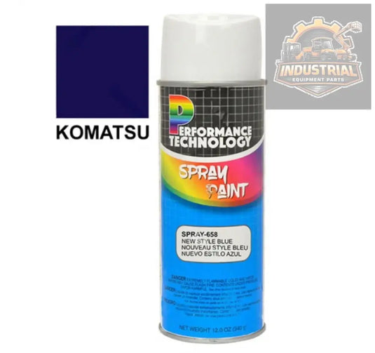 KOMATSU FORKLIFT SPRAY PAINT TOUCH NEW STYLE BLUE STYLE 12 0Z (SET OF 2) - KOMATSU SPRAY PAINT TOUCH BLUE