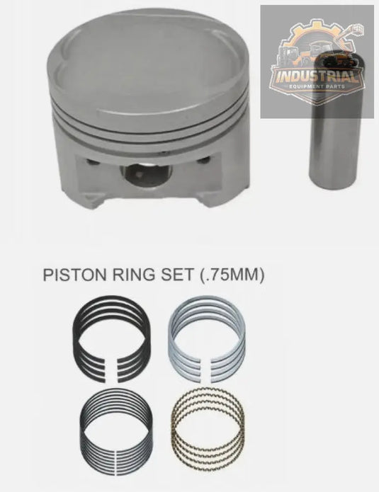 MD194658 Mitsubishi 4G64 Engine Piston & Pin Set.75MM | Forklift (Set of 4) - PistonModelMD188998Compatible Equipment