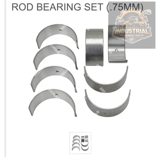 Mitsubishi Forklift 4G63 Rod Bearing Set.75MM MD195939 - Rod BearingModelMitsubishi Forklift 4G63MPNMD195939Compatible