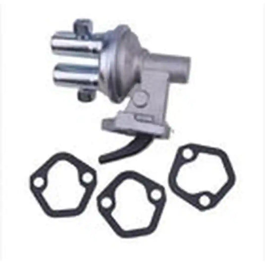Fuel pump with gasket for John Deere 4045, 6059, 6068 engines, compatible with 210C and 710D models, shown in the image.