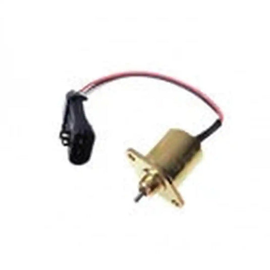 12V fuel shutoff solenoid for Bobcat T250, T300, T320, T750, T770, T870 skid steer loaders, durable replacement part.