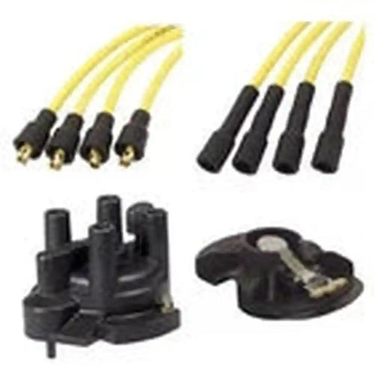 22162-55K10 CAP FOR NISSAN H20-II K21 K25 + 22157-55K10 ROTOR + WIRE TUNE UP KIT