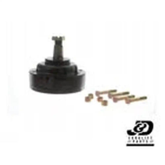 Hydraulic brake pump for Genie GS-1530, GS-1532, GS-1930, GS-2032, GS-2046 models, showing the metal pump with hoses and fittings.